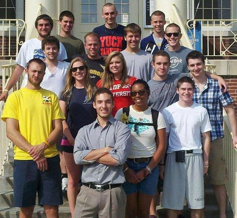 Dr. Zack with Radford friends